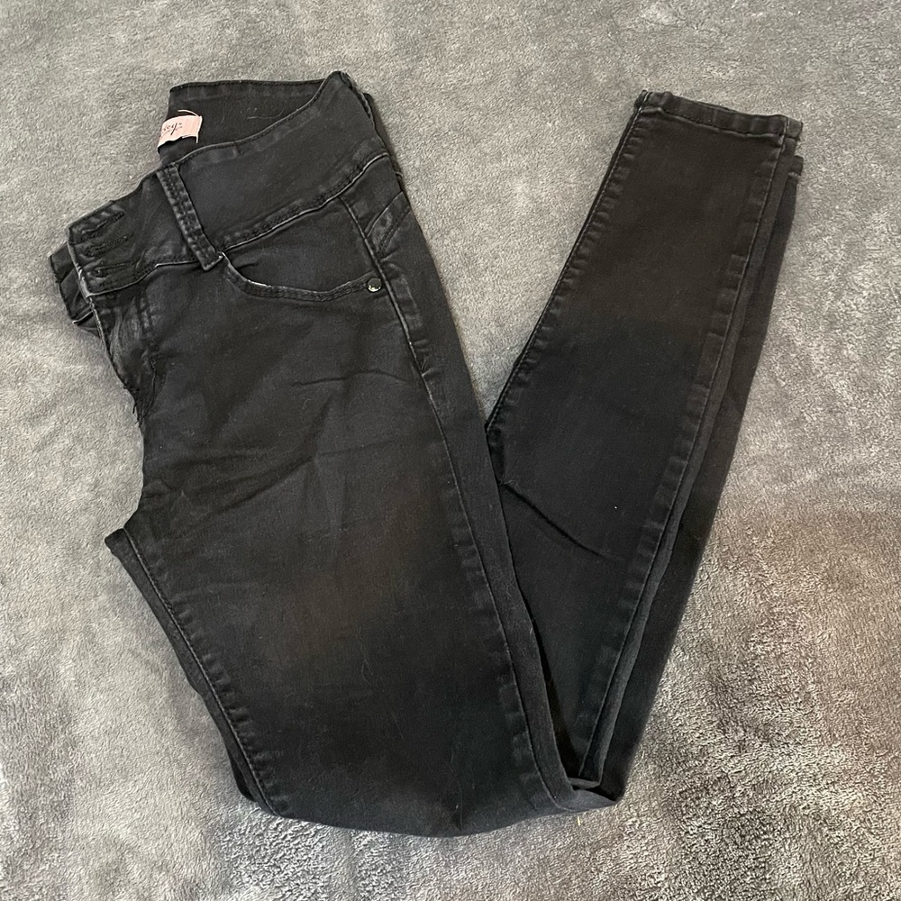 Hailey Black Skinny Jeans Pants